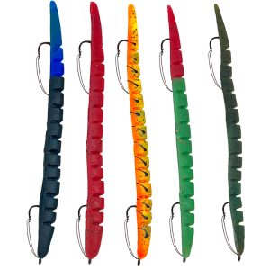 Delong Lures 6 Weedless KILR Worm for Bass, Pike, and Anything in Between,  Soft Plastic Bass Pike Lures Baits Tackle (Value 5-Pack), Soft Plastic Lures  -  Canada