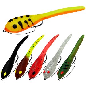 9 Pre-Rigged Weedless KILR Worm - Delong Lures