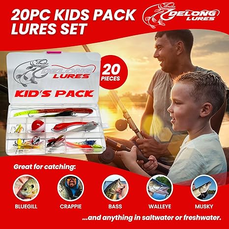 Kid's Fishing lure Pack - Delong Lures